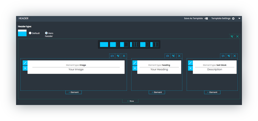 Newman - Hero Header Builder