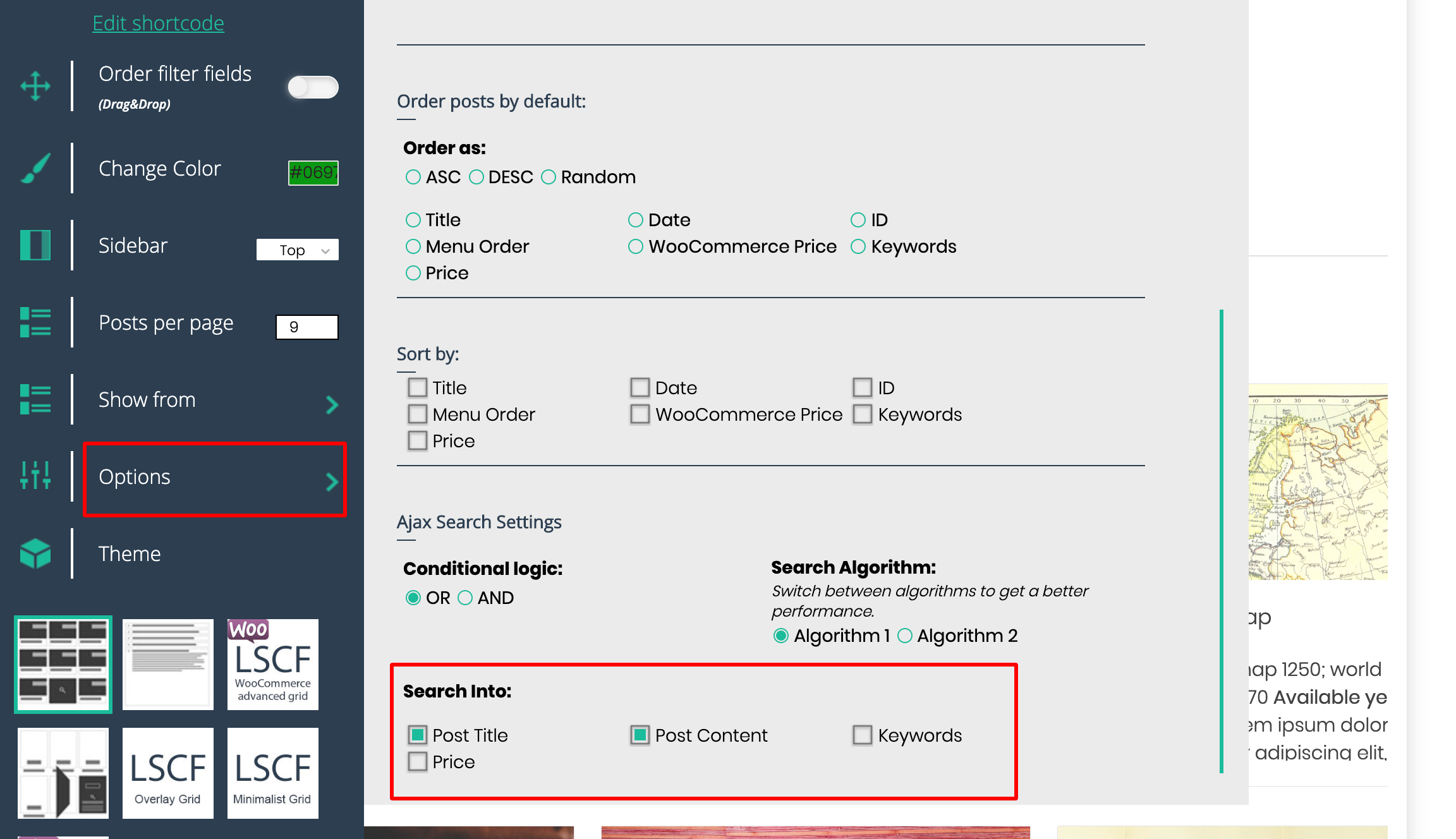 advanced search query options